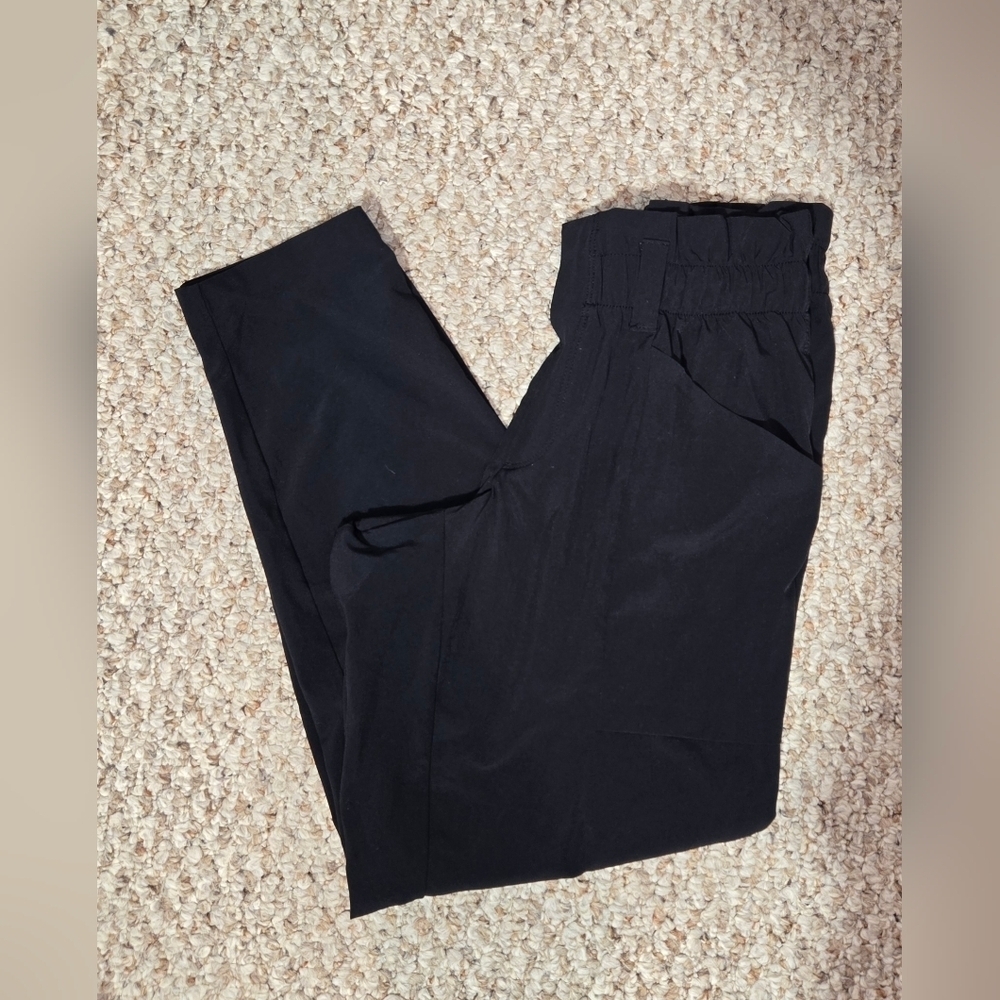 Athleta Casual Athletic Pants Black Women's Size 2P